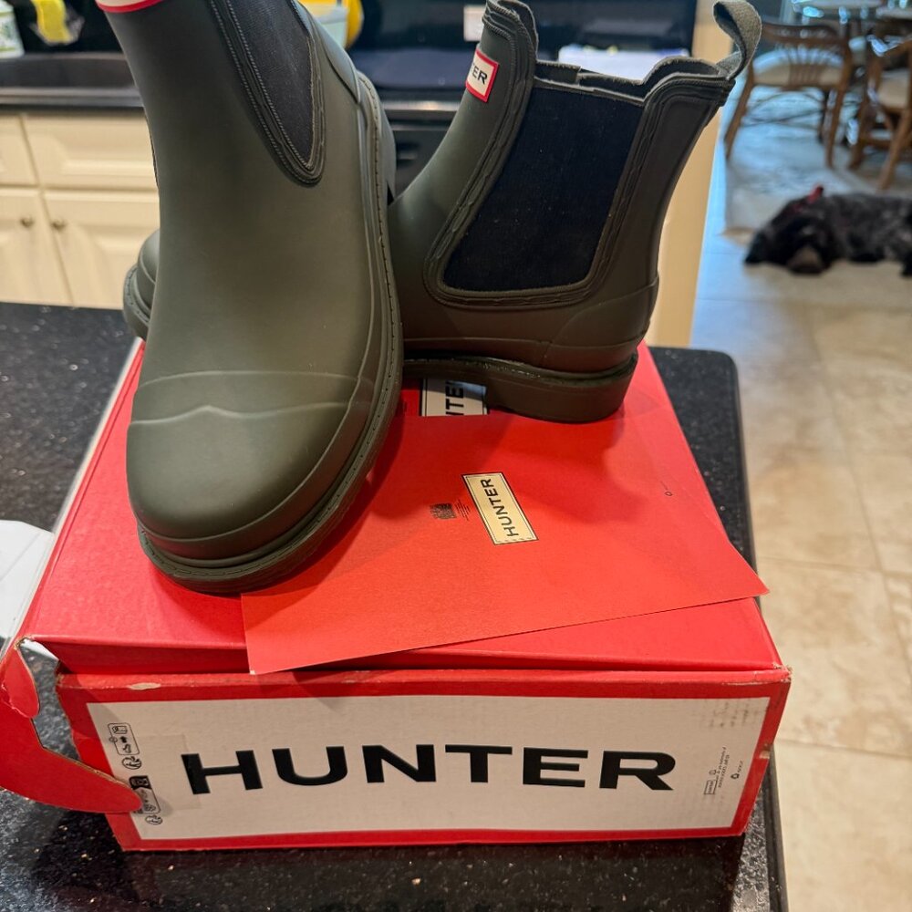 Women's Hunter Commando boots 7